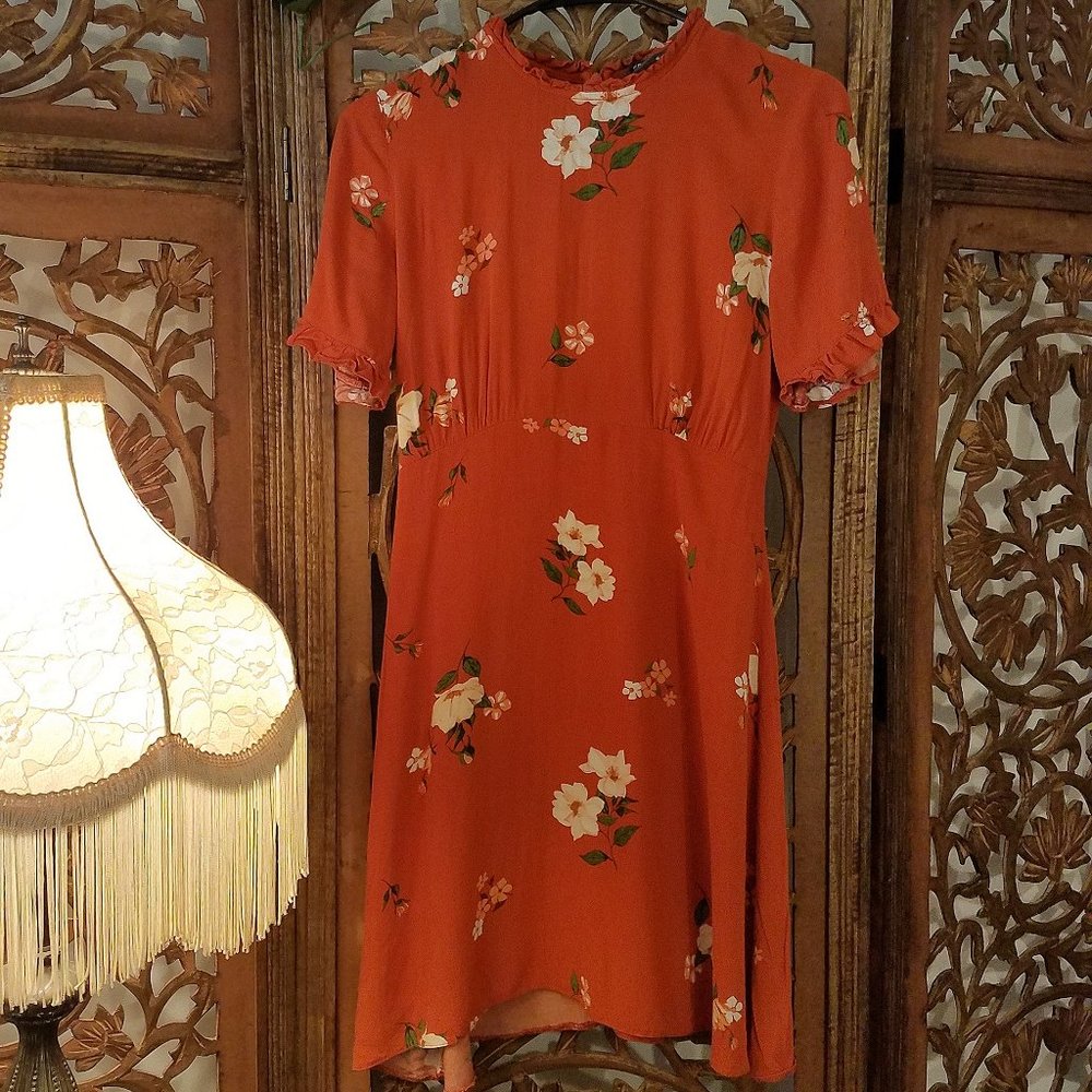 primark floral swing dress